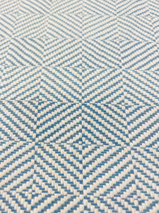 Perennials Chelsea Square Spruse Rose Tarlow Melrose House Water Resistant Blue Indoor Outdoor Geometric Upholstery Drapery Fabric WHS 3085