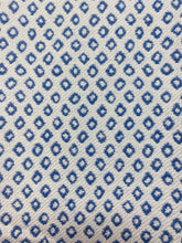 Load image into Gallery viewer, Designer Reversible Indoor Outdoor Water &amp; Stain Resistant Blue White Shibori Upholstery Drapery Fabric WHS 4074