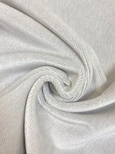 Load image into Gallery viewer, Designer Cotton Velvet Beige Greige Water &amp; Stain Resistant Upholstery Fabric STA 3831