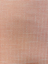 Load image into Gallery viewer, Mugnolia Fabrics Regina Persimmon Water &amp; Stain Resistant MCM Geometric Coral Cream Upholstery Fabric WHS 3637