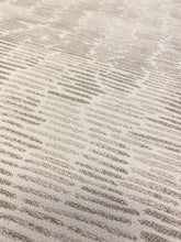 Load image into Gallery viewer, Designer Beige Taupe Cream Abstract Geometric Water &amp; Stain Resistant Upholstery Fabric WHS 3632
