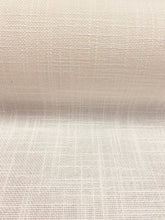 Load image into Gallery viewer, Faux Linen MCM Mid Century Modern Off White Water &amp; Stain Resistant Upholstery Drapery Fabric WHS 3128