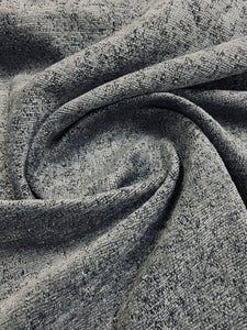 Designer Gray Distressed Chenille Upholstery Fabric WHS 3262