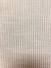 Load image into Gallery viewer, Designer Cream Off White Stripe Indoor Outdoor Water &amp; Satin Resistant Upholstery Fabric WHS 3776