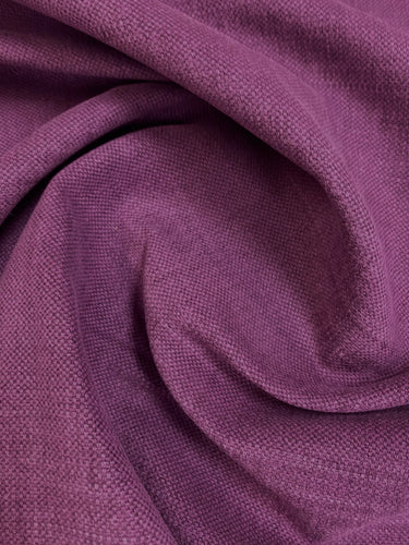Designer Cotton Linen Purple Upholstery Fabric STA 4024