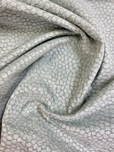 Load image into Gallery viewer, Designer Seafoam Green Animal Pattern Dot Chenille Water &amp; Stain Resistant Upholstery Fabric WHS 3469