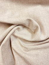 Load image into Gallery viewer, Designer Beige Neutral MCM Mid Century Modern Tweed Chenille Water &amp; Stain Resistant Upholstery Fabric WHS 3339