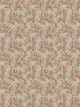 Load image into Gallery viewer, Ecru Beige Coral Botanical Floral Embroidered Drapery Fabric FB