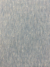 Load image into Gallery viewer, Designer French Blue White Woven Check Water &amp; Stain Resistant Upholstery Fabric WHS 4018