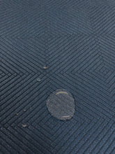 Load image into Gallery viewer, Designer Navy Blue Geometric Water &amp; Stain Resistant Upholstery Fabric WHS 3700