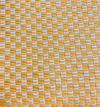 Load image into Gallery viewer, Designer Water &amp; Stain Resistant Indoor Outdoor Woven MCM Mid Century Modern Orange Upholstery Drapery Fabric WHS 3849