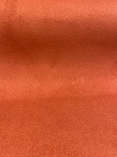 Load image into Gallery viewer, Designer Rusty Brown Faux Leather Suede Water &amp; Stain Resistant Upholstery Fabric STA 3297