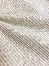 Load image into Gallery viewer, Designer Cream Off White Stripe Indoor Outdoor Water &amp; Satin Resistant Upholstery Fabric WHS 3776
