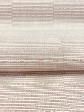 Load image into Gallery viewer, Perennials Raw Passion Dove Beige Geometric Indoor Outdoor Water Resistant Upholstery Fabric WHS 3089