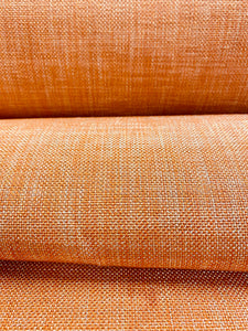 Orange Light Gold MCM Mid Century Modern Upholstery & Drapery Fabric STA 3062