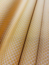 Load image into Gallery viewer, Designer Water &amp; Stain Resistant Indoor Outdoor Woven MCM Mid Century Modern Orange Upholstery Drapery Fabric WHS 3849