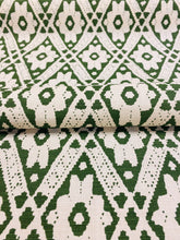 Load image into Gallery viewer, Quadrille China Seas Viennese Forest Green Linen Upholstery &amp; Drapery Fabric STA 3049