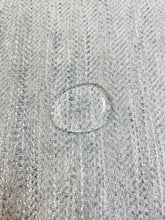 Load image into Gallery viewer, 1.75 Yard Water &amp; Stain Resistant Aqua Blue Grey Herringbone Chenille MCM Mid Century Modern Upholstery Fabric WHS 3897