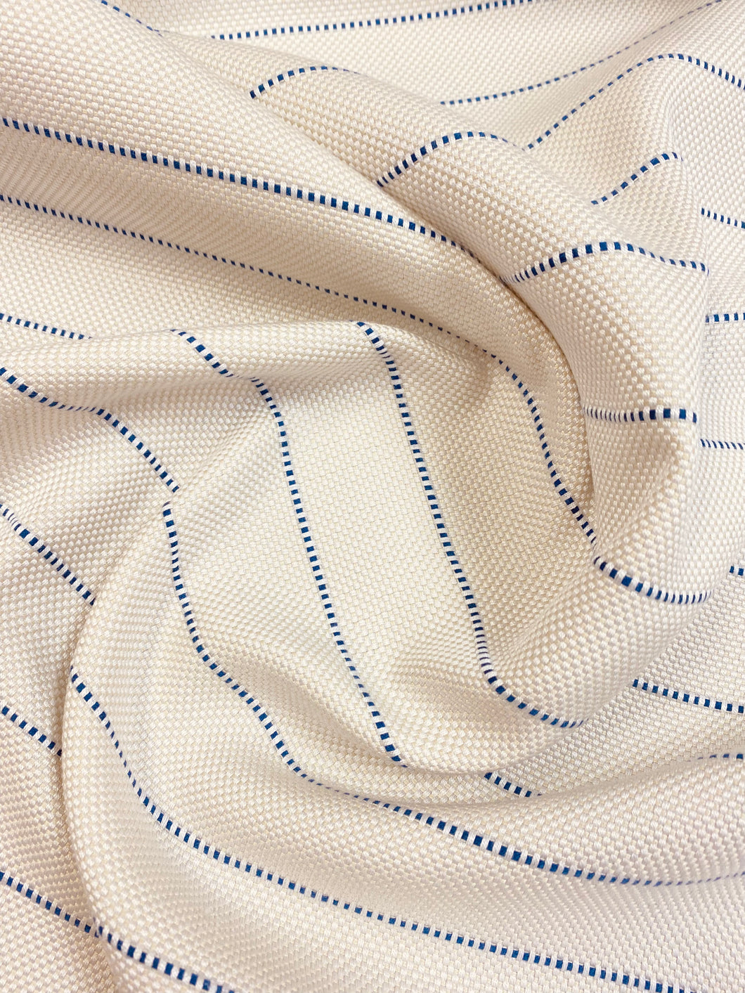 Heavy Duty Navy Aqua Blue popular Cream Brown Stripe Nautical Upholstery Drapery Fabric CB700-364