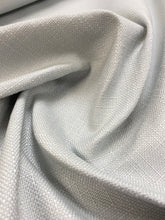 Load image into Gallery viewer, Water &amp; Stain Resistant Seafoam Grey Faux Linen Upholstery Drapery Fabric STA 3200