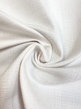 Load image into Gallery viewer, Designer Off White Indoor Outdoor Water &amp; Stain Resistant Sunbrella Canvas Upholstery Drapery Fabric WHS 3861