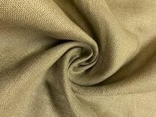 Load image into Gallery viewer, Designer Olive Green Belgian Linen Upholstery Drapery Fabric WHS 4178