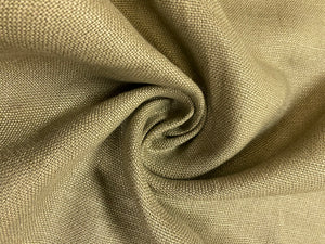 Designer Olive Green Belgian Linen Upholstery Drapery Fabric WHS 4178