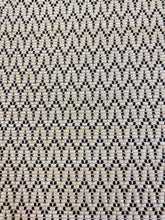 Load image into Gallery viewer, Designer Beige Black Cream Geometric Polypropylene Upholstery Fabric WHS 3449