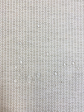 Load image into Gallery viewer, Designer Water &amp; Stain Resistant Woven Cream Beige MCM Mid Century Modern Upholstery Fabric STA 3788