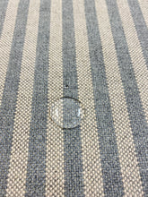 Load image into Gallery viewer, Designer Water &amp; Stain Resistant Grey Taupe Stripe Upholstery Fabric STA 3158