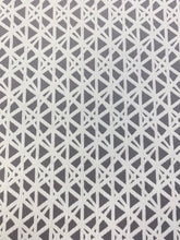 Load image into Gallery viewer, P. Kaufmann Rebar Jetty Grey Abstract Geometric Outdoor Upholstery Fabric STA 3335