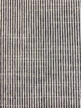 Load image into Gallery viewer, 1.3 Yard Designer Indoor Outdoor Water &amp; Stain Resistant Tweed MCM Mid Century Modern Black White Upholstery Fabric WHS 4116