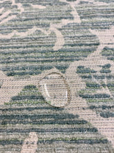 Load image into Gallery viewer, Crypton Kravet 3500911 Seafoam Green Aqua Chenille Damask Water &amp; Stain Resistant Upholstery Fabric WHS 3519