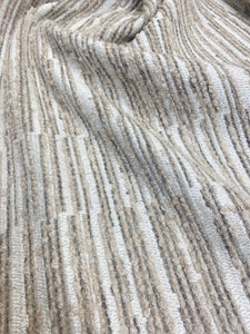 Jane Clayton Zinc Natural Wool Linen Blend Beige Taupe Cream Grey Upholstery Fabric WHS 3406