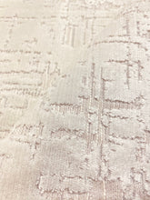 Load image into Gallery viewer, Designer Cream Beige Abstract MCM Mid Century Modern Velvet Upholstery Fabric STA 3931