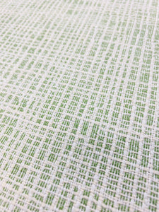 Designer Water & Stain Resistant MCM Mid Century Modern Off White Green Upholstery Fabric STA 3689