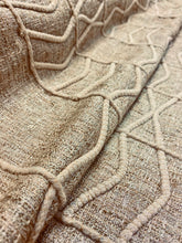 Load image into Gallery viewer, Nobilis Moucharabieh Natural Woven Taupe Geometric Rustic Upholstery Drapery Fabric WHS 3320