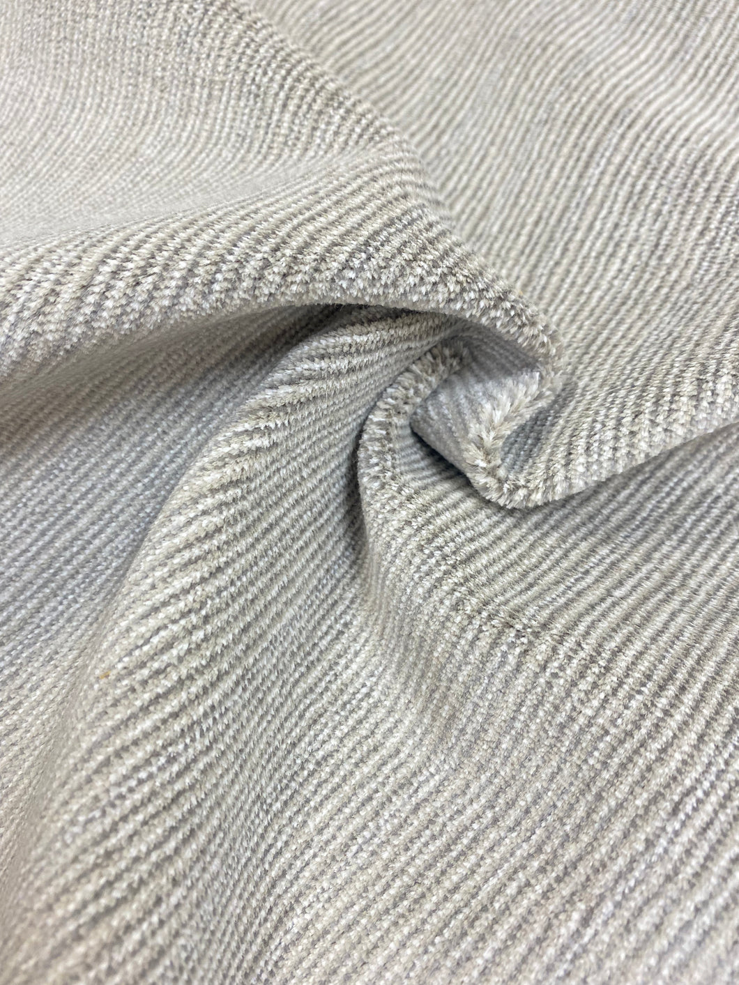 Perennials Classy White Sands Grey Stripe Indoor Outdoor Water Resistant Velvet Upholstery Fabric STA 3742