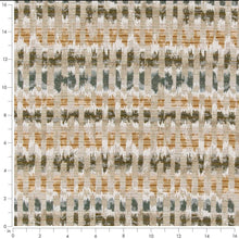 Load image into Gallery viewer, Heavy Duty Olive Green Taupe Mustard Geometric Upholstery Drapery Fabric