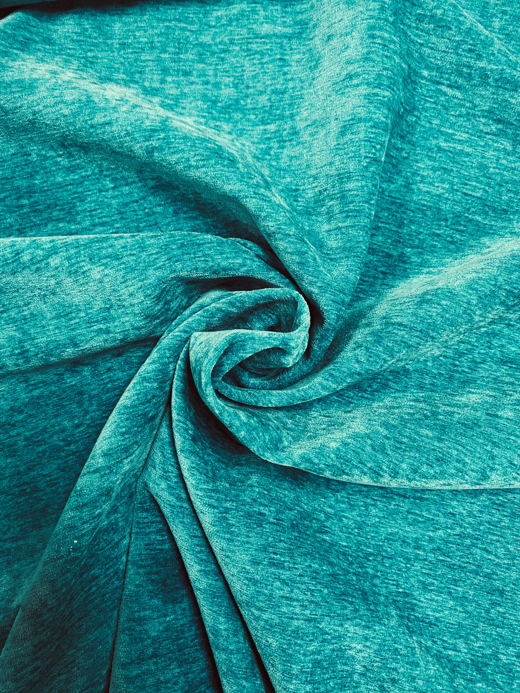 Teal Blue Uph Velvet Fabric, Fabric Bistro, Columbia