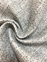 Load image into Gallery viewer, Designer Water &amp; Stain Resistant Seafoam Green Tweed MCM Mid Century Modern Upholstery Fabric STA 3856