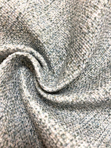 Designer Water & Stain Resistant Seafoam Green Tweed MCM Mid Century Modern Upholstery Fabric STA 3856