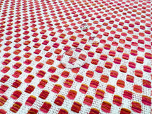 Load image into Gallery viewer, Kravet Design Horizon - 36090-7 Inside Out Indoor Outdoor Hot Pink Orange White Geometric Upholstery Fabric STA1888
