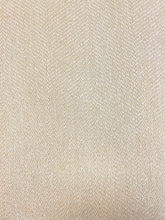 Load image into Gallery viewer, Wheat Beige Herringbone Water &amp; Stain Resistant Upholstery Fabric WHS 4090