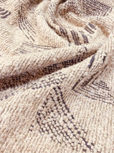 Load image into Gallery viewer, Holly Hunt Facet Pewter Grey Beige Boucle Abstract Ethnic Upholstery Fabric WHS 3235