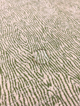Load image into Gallery viewer, Designer Lime Green Cream Faux Bois MCM Mid Century Modern Chenille Upholstery Water &amp; Stain Resistant Fabric STA 3046