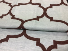 Load image into Gallery viewer, 3/4 Yard Windsor Smith Kravet Linen Riad Pearl Fabric Aqua Blue