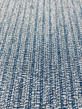 Load image into Gallery viewer, Designer Denim Blue Grey Woven MCM Tweed Upholstery Fabric WHS 3417