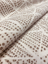 Load image into Gallery viewer, JF Fabrics Droplet Crypton Water &amp; Stain Resistant Taupe Cream Abstract Geometric Upholstery Fabric WHS 3122
