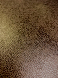 Designer Brown Animal Skin Faux Leather Coffee Bean Upholstery Vinyl STA 3416